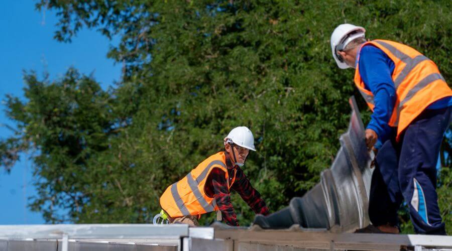 Professional metal roof installation in Middle Island, NY